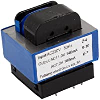 sourcing map AC 220V a 314-7V 140mA-180mA 7-Pin Horno De Microondas Transformador De Potencia